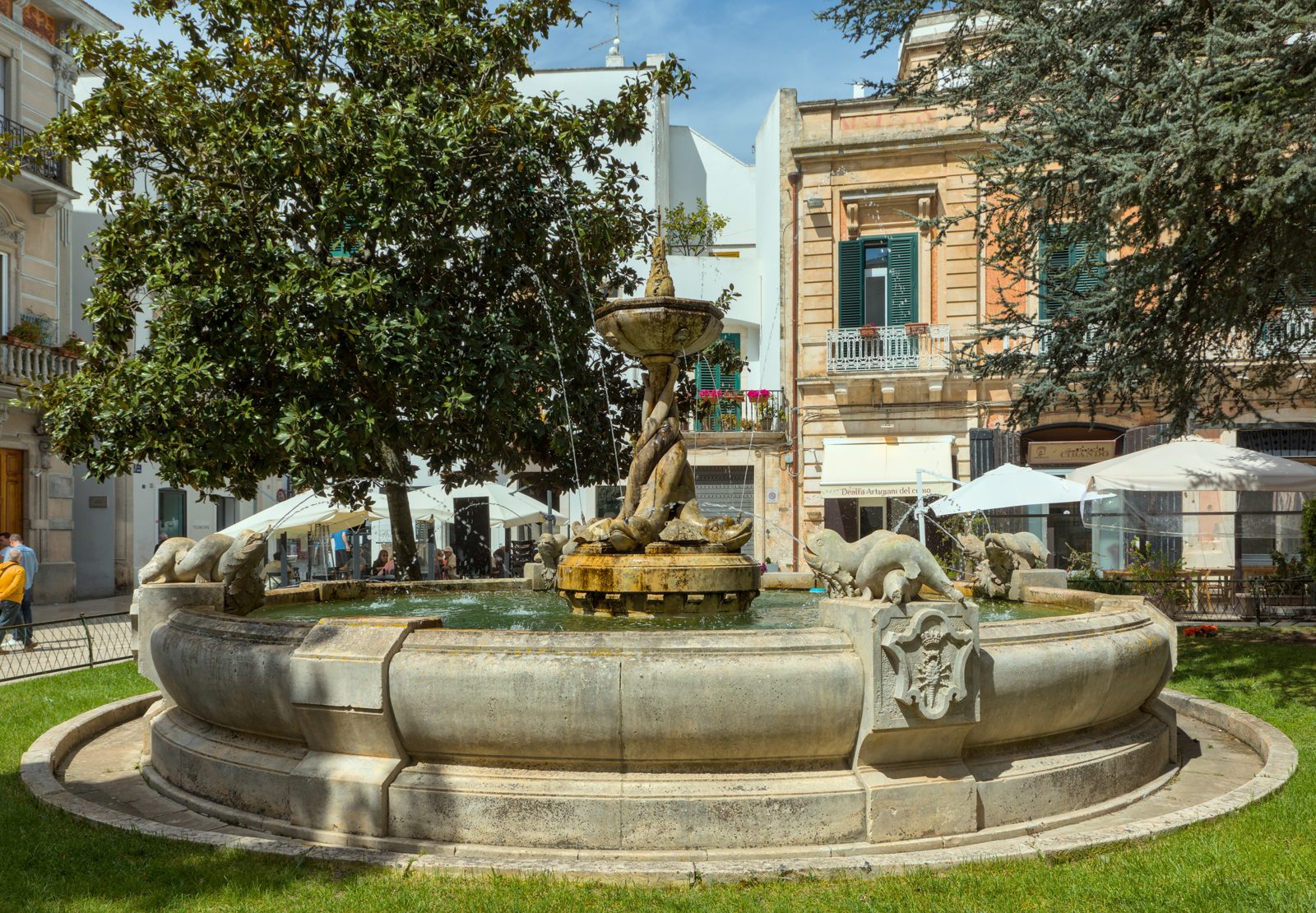Martina Franca (Apulia, Italy) - Fountain at Rome square