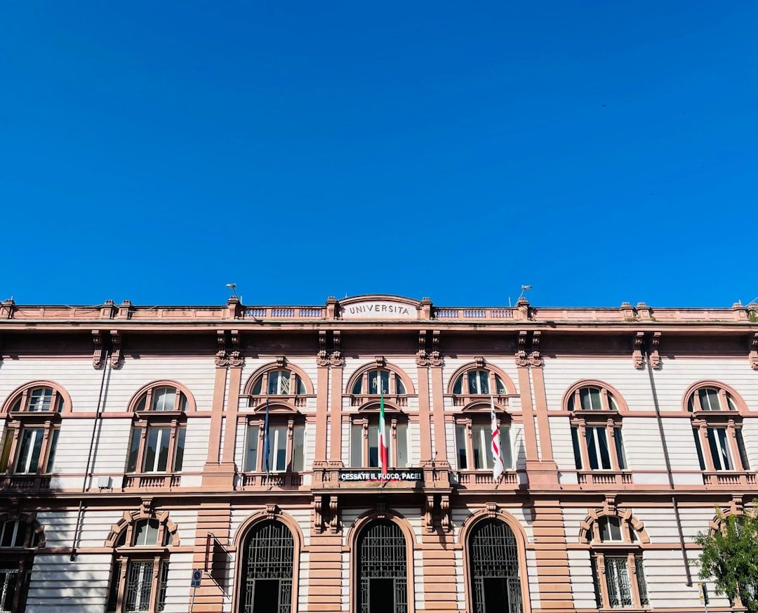 A large building with many windows and balconies